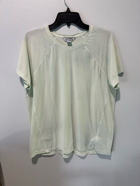 Athleta Light Green Performance active short sleeve size M